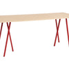 Lakeret Eg / Maroon Red