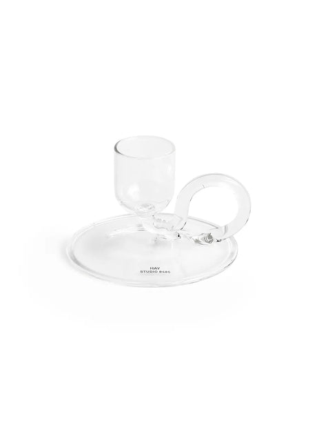 Tiny Candleholder, curved von HAY - Klar - Jacobsen Plus