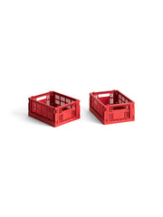 Colour Crate Mini 2 Stk., red von Hay