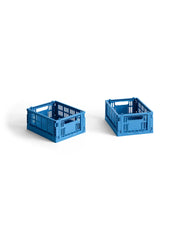 Colour Crate Mini 2 Stk., electric blue von HAY
