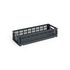 Colour Crate Mini Oblong, Charcoal von HAY