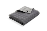 HAY Mega Dot Organic sengetæppe, 235x245 cm - Dark Grey - Jacobsen Plus