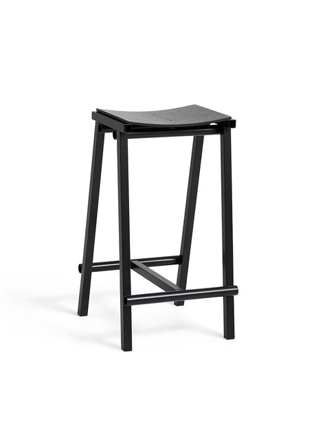 Taburete 8 Bar Stool, low fra Hay - Black - Jacobsen Plus