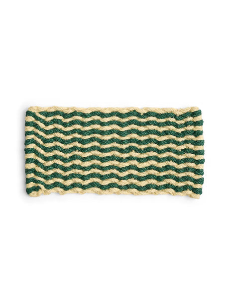 Coco Door Mat fra Hay - Dark Green and White - Jacobsen Plus