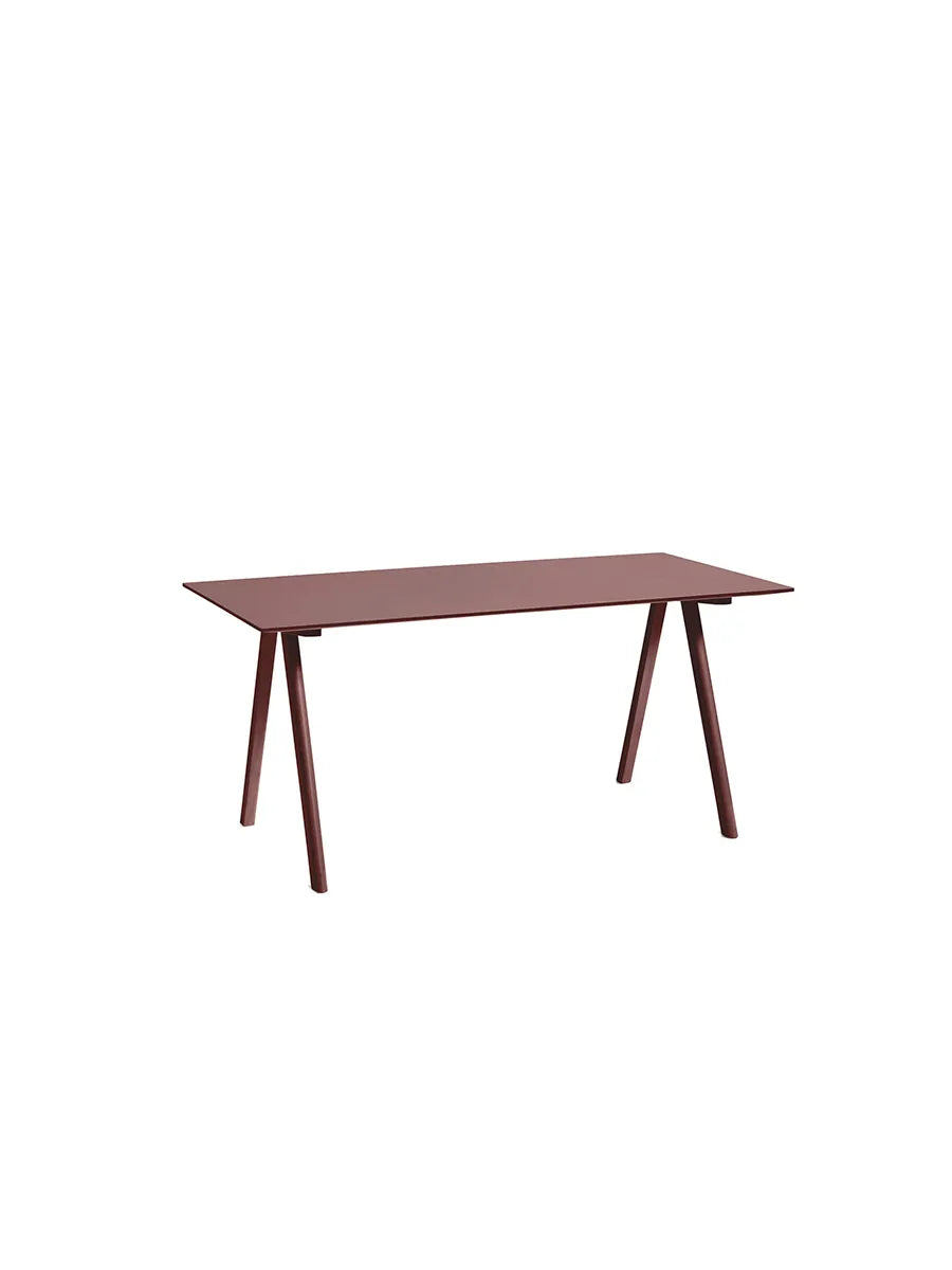 CPH10 Skrivebord, 160 cm fra Hay - Burgundy Linoleum / Bordeaux lakeret eg - Jacobsen Plus