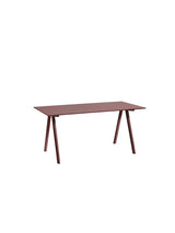 CPH10 Skrivebord, 160 cm fra Hay - Burgundy Linoleum / Bordeaux lakeret eg - Jacobsen Plus