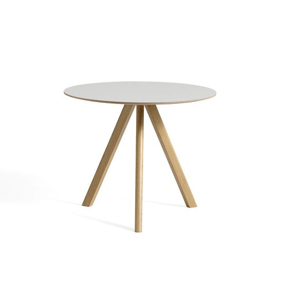  - Lackierte Eiche / Linoleum in Off-White - Jacobsen Plus