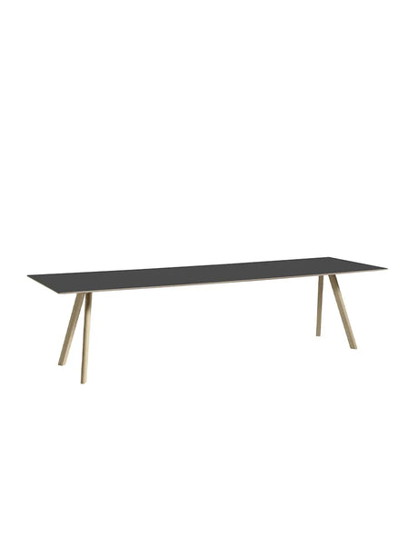 CPH30 Tisch, 300 cm von HAY - Schwarzes Linoleum / Lackierte Eiche / L: 300 x B: 90 x H: 74 cm - Jacobsen Plus