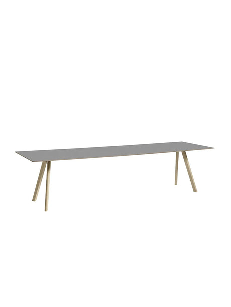 CPH30 Tisch, 300 cm von HAY - Graues Linoleum / Lackierte Eiche / L: 300 x B: 90 x H: 74 cm - Jacobsen Plus
