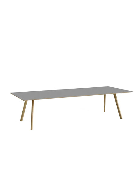 CPH30 Tisch, 300 cm von HAY - Graues Linoleum / Lackierte Eiche / L: 300 x B: 120 x H: 74 cm - Jacobsen Plus