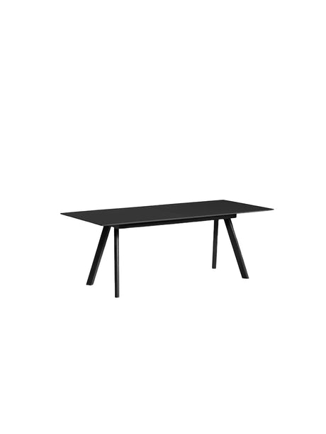 CPH30 Ausziehtisch von HAY - Schwarzes Linoleum / Schwarz lackierte Eiche / L: 200-400 x B: 90 x H: 74 cm - Jacobsen Plus