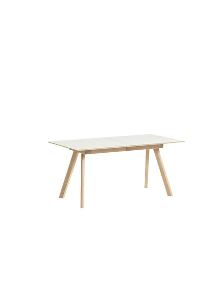 CPH30 Ausziehtisch von HAY - Graues Linoleum / Lackierte Eiche / L: 160-310 x B: 80 x H: 74 cm - Jacobsen Plus