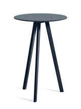 Copenhague CPH20 Bord, Ø70 cm fra Hay - Deep Blue lakeret eg / Smokey Blue linoleum - Jacobsen Plus