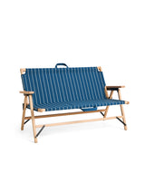 Outdoor Market Folding Sofa fra Hay - Blue with beige stripe - Jacobsen Plus