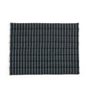 Black with beige stripe