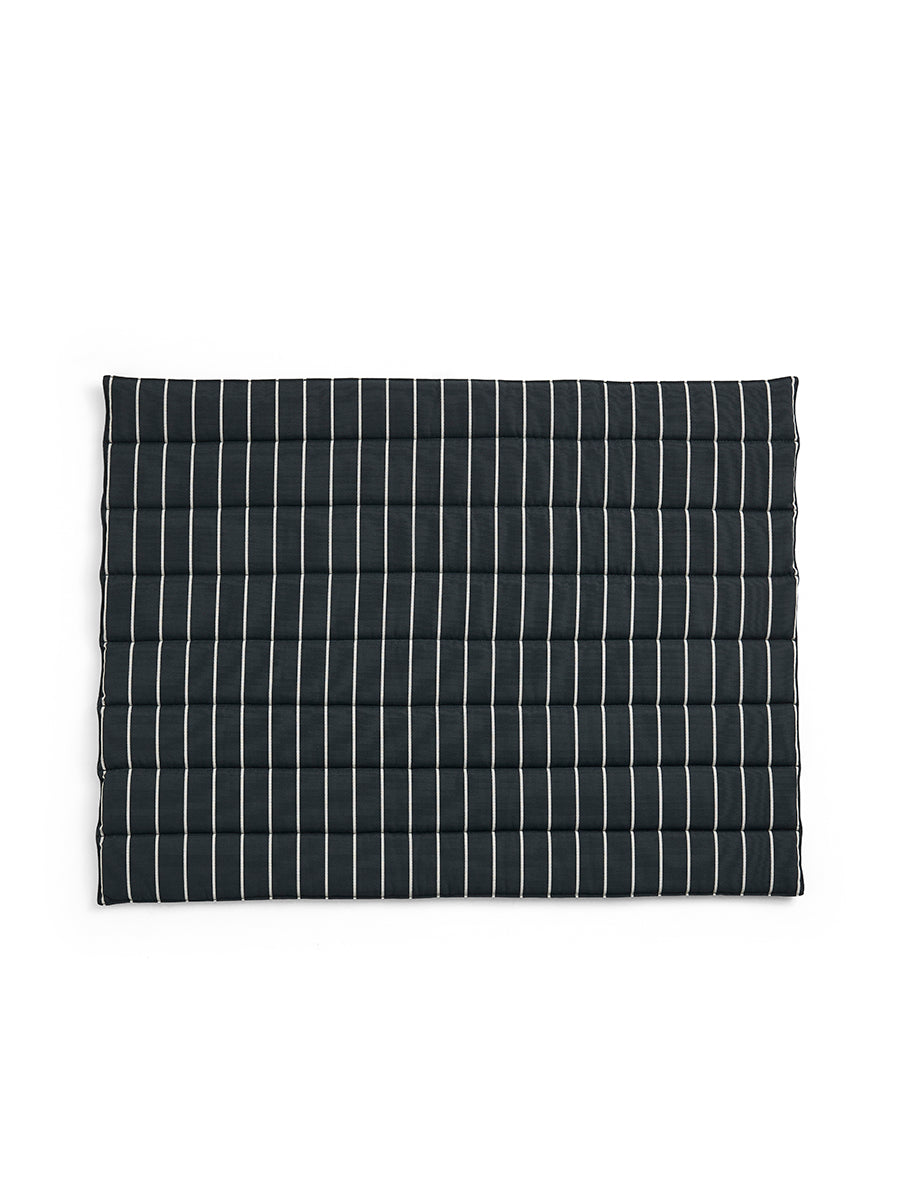 Outdoor Market Sofa Cushion fra Hay - Black with beige stripe - Jacobsen Plus