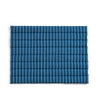 Blue with beige stripe
