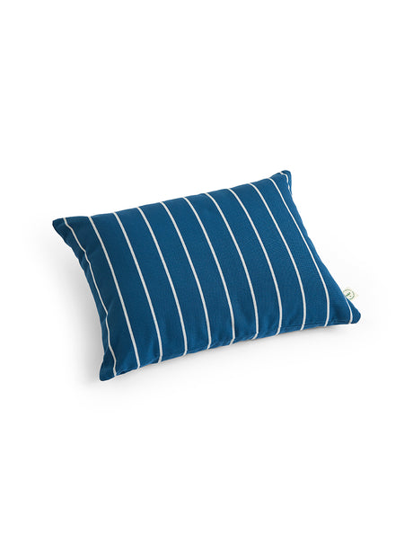 Outdoor Market Cushion von HAY - Blau mit beigem Streifen - Jacobsen Plus