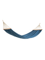 Outdoor Market Hängematte von Hay - Blau mit beige Stripe - Jacobsen Plus