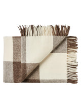 Ærø Plaid, dark brown fra Silkeborg Uldspinderi - 1 - Jacobsen Plus