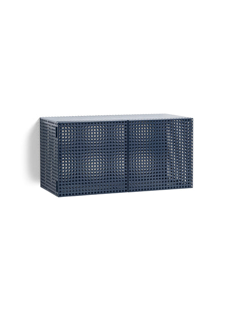 Perforated Cabinet Wall von HAY - Steel blue - Jacobsen Plus