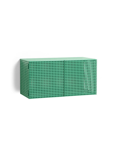 Perforated Cabinet Wall von HAY - Soft jade - Jacobsen Plus