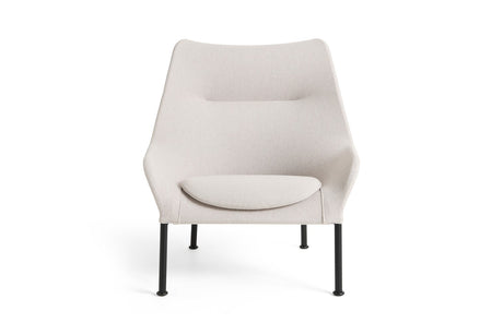 O2 Lounge Chair fra Hay - Light Grey / Black - Jacobsen Plus