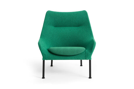 O2 Lounge Chair fra Hay - Green / Black - Jacobsen Plus