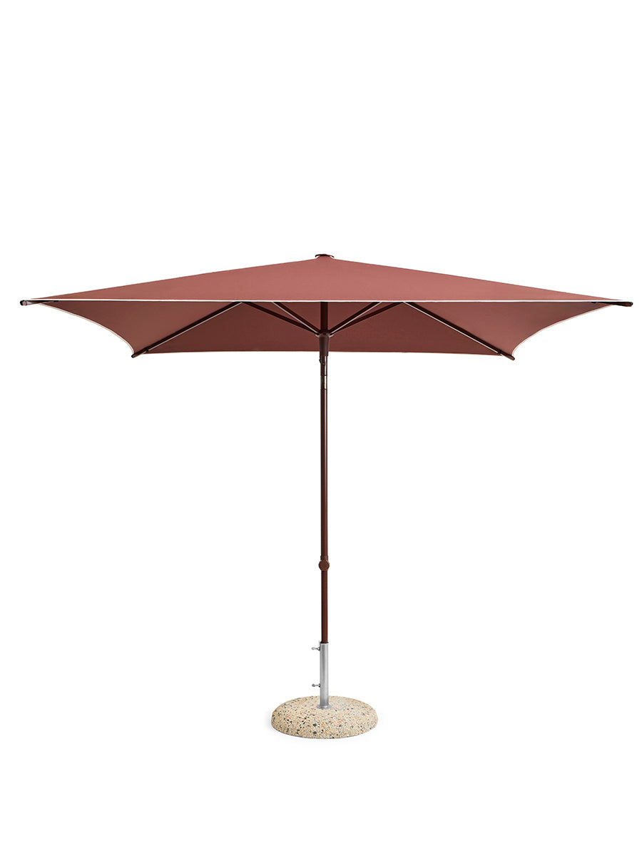 Terrazza Parasol, Square fra HAY - Off-white and burgundy - Jacobsen Plus