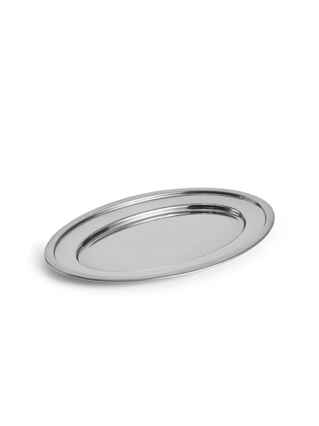 Essential Steel ovales Tablett von HAY - Large - Jacobsen Plus