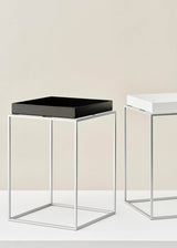 Tray Table Small Hoch 30x30, silikonbeschichtete Stahlbase von HAY - 1 - Jacobsen Plus