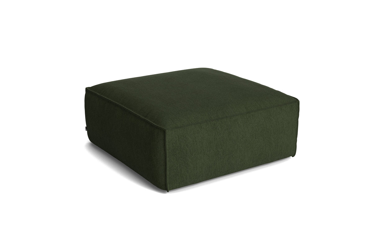 HAY Mags Soft Pouf mit abnehmbarem Bezug - Turf - Dunkelgrün - Jacobsen Plus