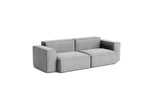 HAY Mags Soft Niedrige Armlehne 2,5-Sitzer Sofa mit abnehmbarem Bezug, Kombination 1 - Hallingdal - 130 - Jacobsen Plus