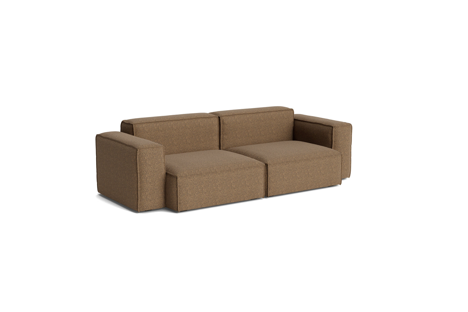 HAY Mags Soft Niedrige Armlehne 2,5-Sitzer Sofa mit abnehmbarem Bezug, Kombination 1