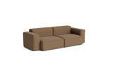 HAY Mags Soft Niedrige Armlehne 2,5-Sitzer Sofa mit abnehmbarem Bezug, Kombination 1 - Tartaglia - 1004 - Jacobsen Plus