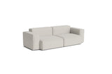 HAY Mags Soft Niedrige Armlehne 2,5-Sitzer Sofa mit abnehmbarem Bezug, Kombination 1 - Story – 102 - Jacobsen Plus