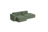 Mags Soft Low Armlehne 2,5-Sitzer Sofa mit abnehmbarem Bezug, Kombination 3 links - Linara - 100 - Jacobsen Plus