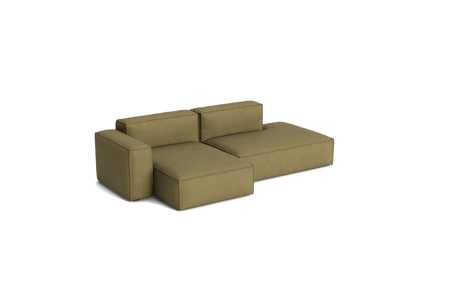 Mags Soft Low Armlehne 2,5-Sitzer Sofa mit abnehmbarem Bezug, Kombination 3 links