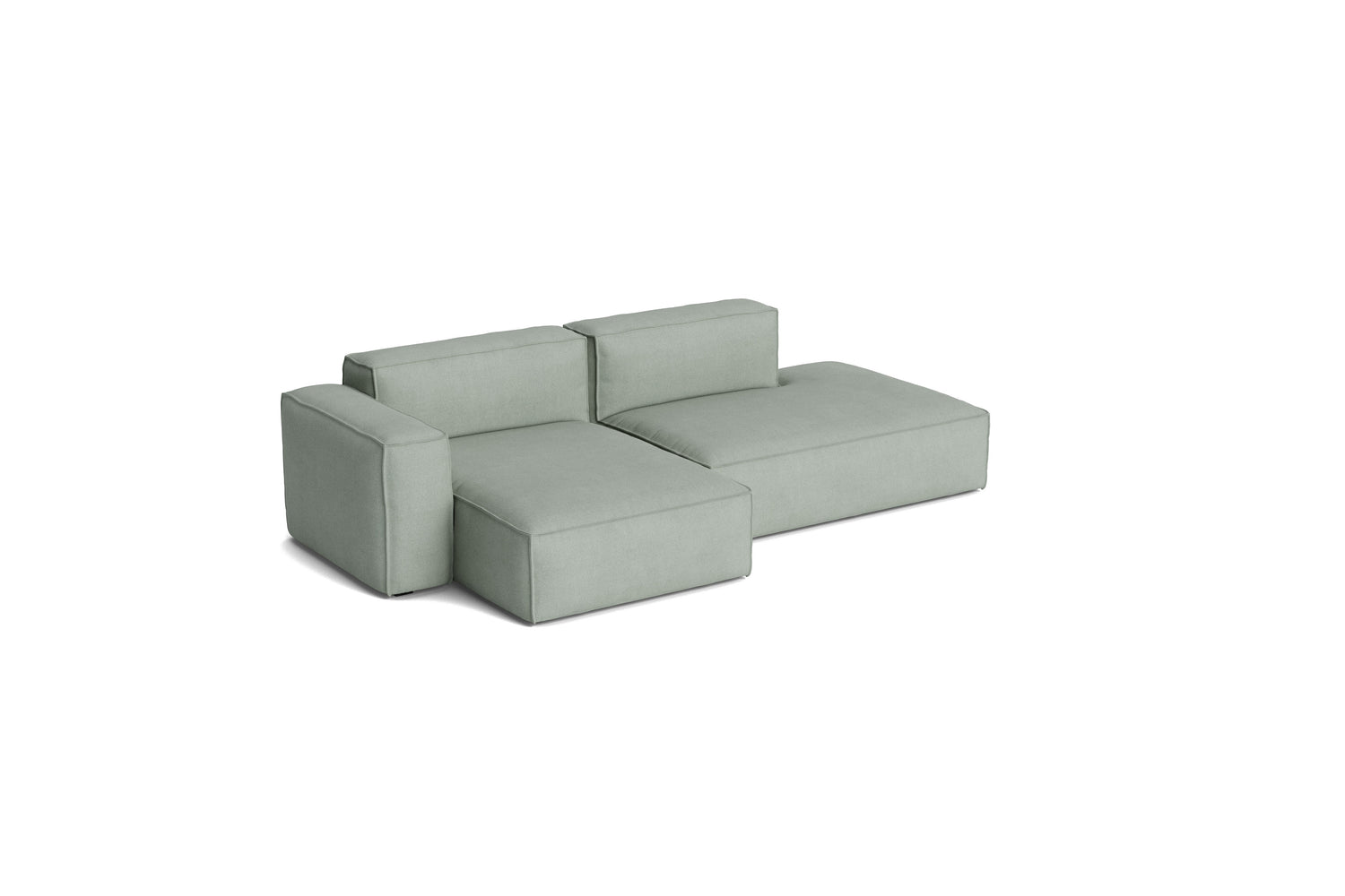 Mags Soft Low Armlehne 2,5-Sitzer Sofa mit abnehmbarem Bezug, Kombination 3 links