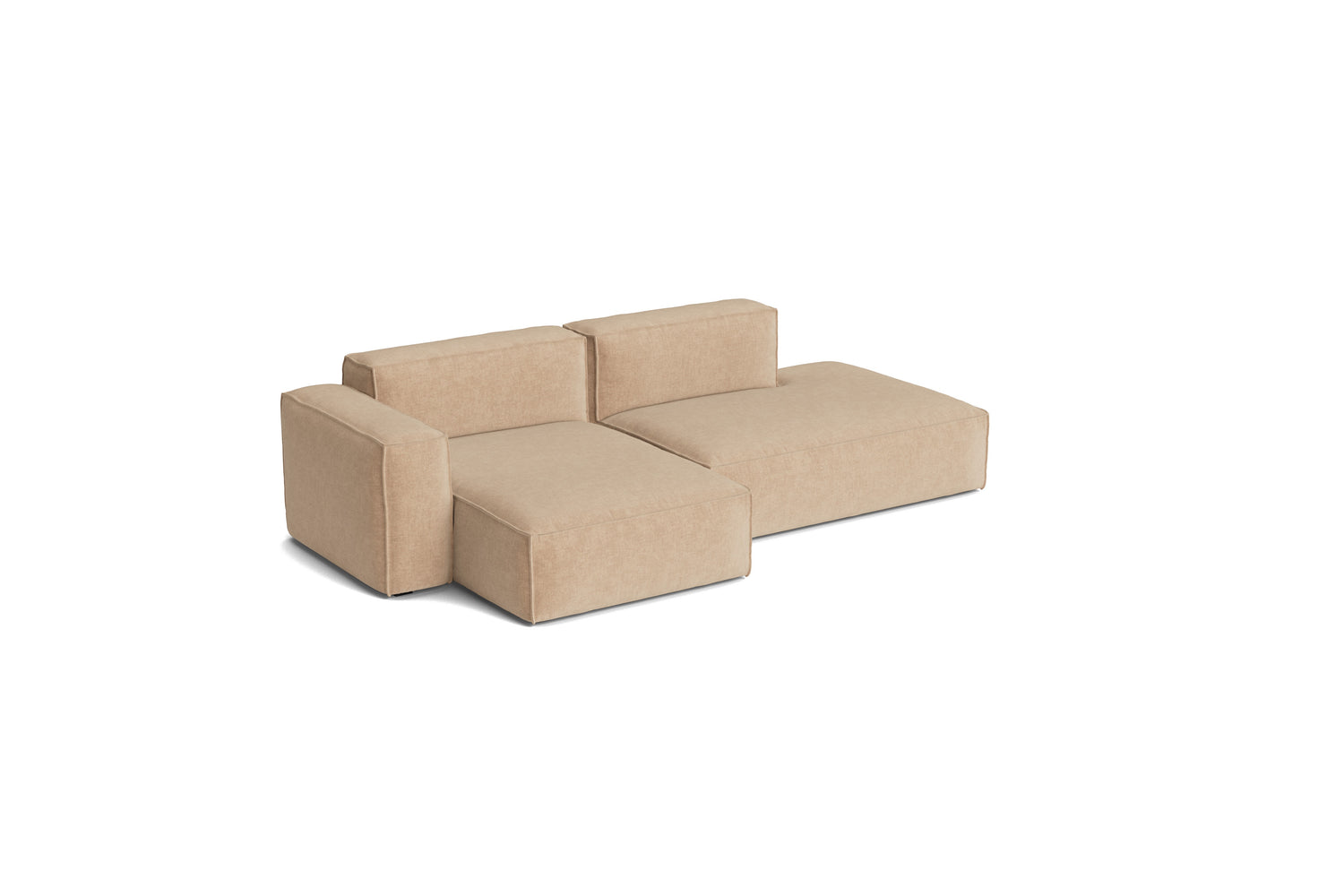 Mags Soft Low Armlehne 2,5-Sitzer Sofa mit abnehmbarem Bezug, Kombination 3 links