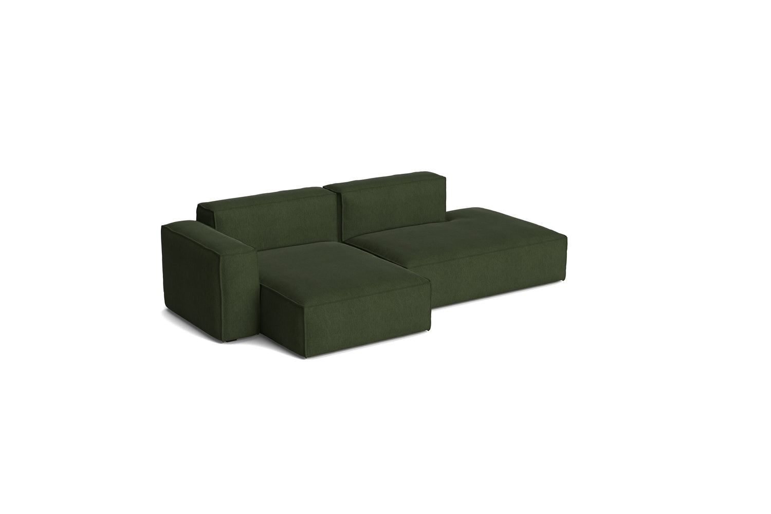 Mags Soft Low Armlehne 2,5-Sitzer Sofa mit abnehmbarem Bezug, Kombination 3 links