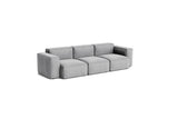 Mags Soft Low Armlehne 3-Sitzer Sofa mit abnehmbarem Bezug, Kombination 1 - Hallingdal - 130 - Jacobsen Plus