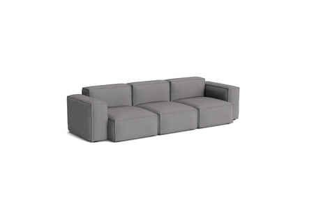 Mags Soft Low Armlehne 3-Sitzer Sofa mit abnehmbarem Bezug, Kombination 1 - Hallingdal - 220 - Jacobsen Plus