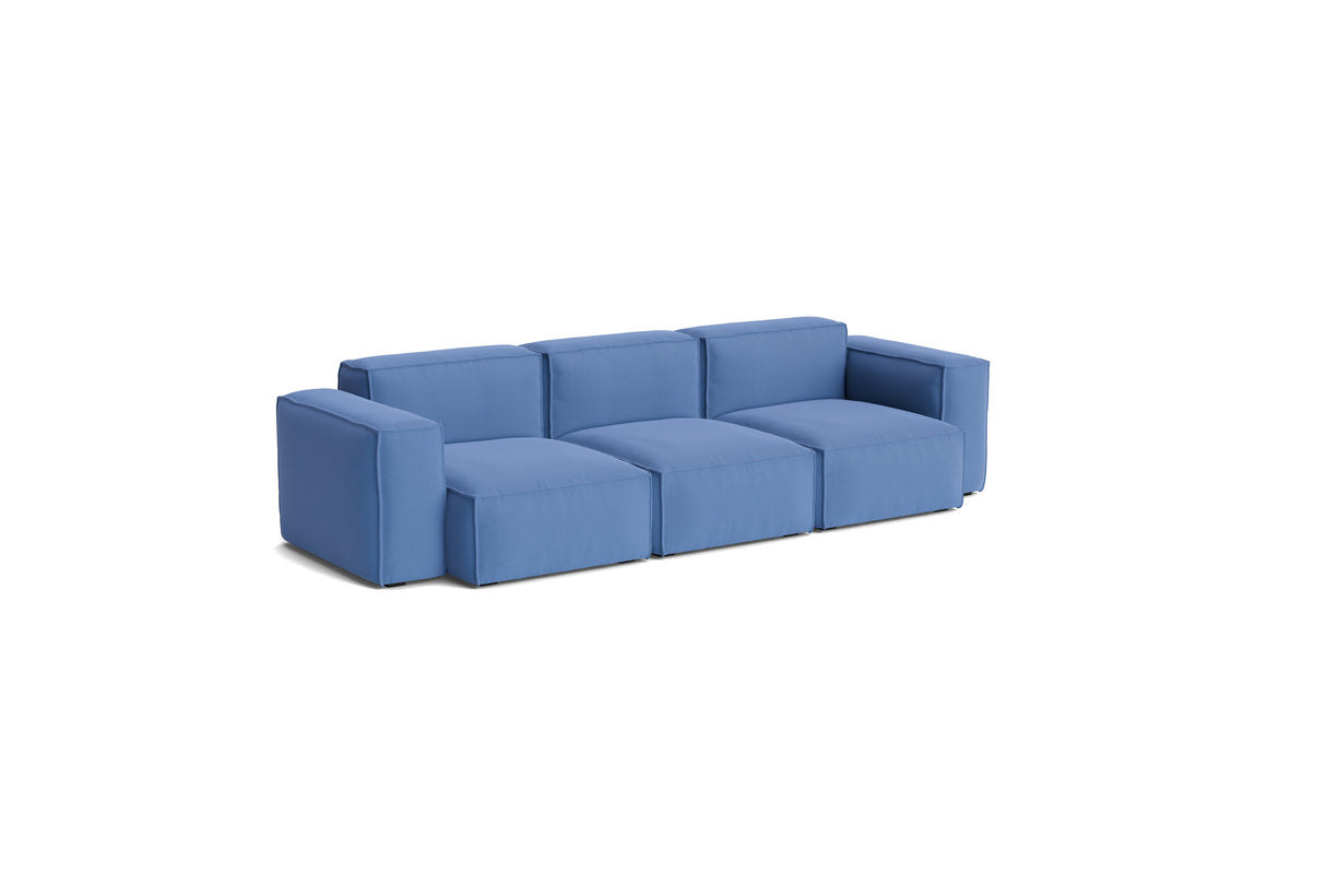 Mags Soft Low Armlehne 3-Sitzer Sofa mit abnehmbarem Bezug, Kombination 1 - Geschichte - 023 - Jacobsen Plus