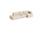 HAY Mags Soft Low Armrest 3 Pers. Sofa mit abnehmbarem Bezug, Kombination 4 rechts - Bolgheri - LGG60 - Jacobsen Plus