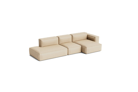 HAY Mags Soft Low Armrest 3 Pers. Sofa mit abnehmbarem Bezug, Kombination 4 rechts - Hallingdal - 220 - Jacobsen Plus