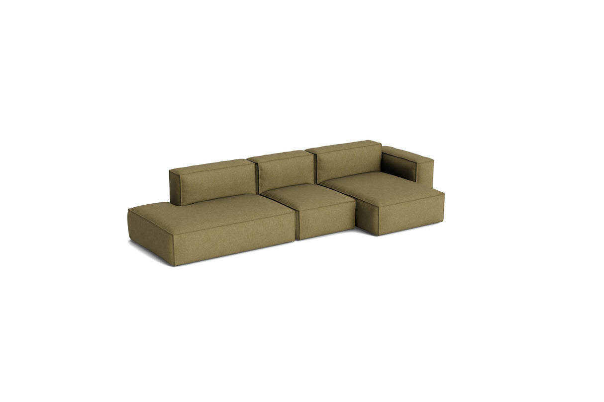 HAY Mags Soft Low Armrest 3 Pers. Sofa mit abnehmbarem Bezug, Kombination 4 rechts - Metaphor - 026 - Jacobsen Plus