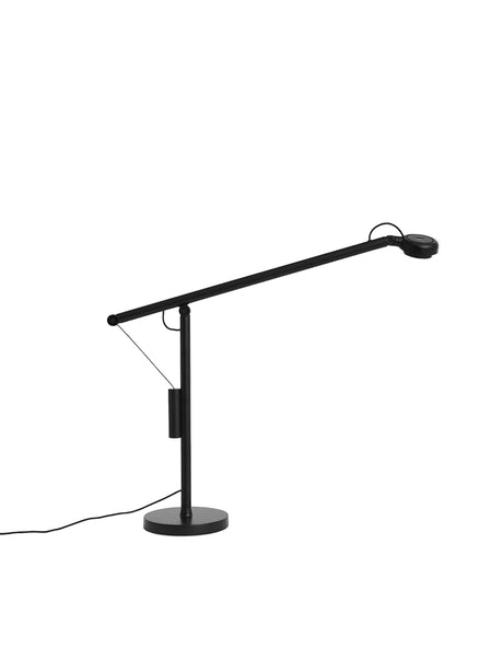 Fifty-Fifty Tischleuchte, Soft Black von HAY - Jacobsen Plus