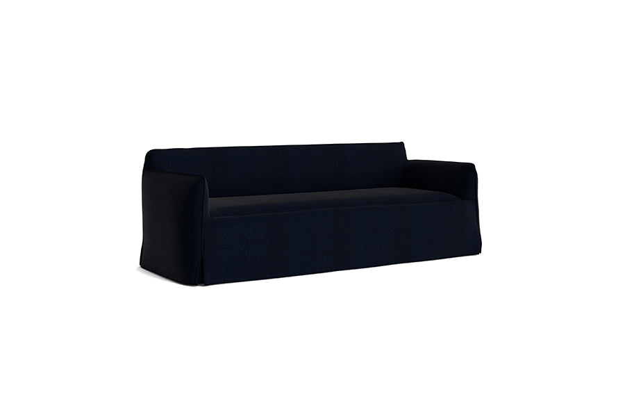 Mimi 3-Sitzer Sofa von HAY - Turf Blue Black - Jacobsen Plus