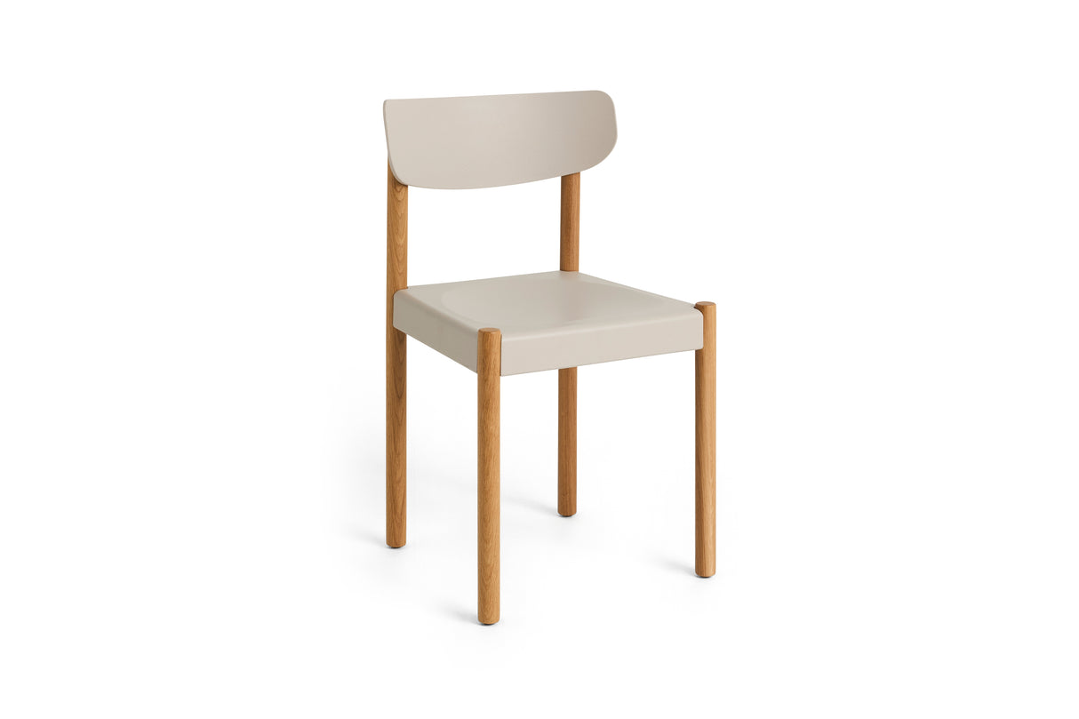 Pack Chair 10 von HAY - Chalk Grey - geölte Eiche - Jacobsen Plus